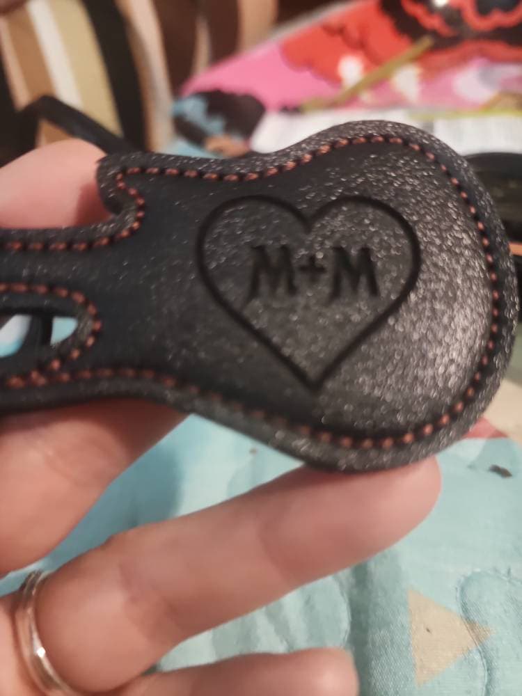 Personalized Engraved Metal Guitar Pick with Guitar-Shaped Keychain Holder - Great Custom Gift For Musicians, Guitar Players, Music Lovers