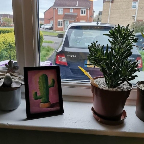 The Rake - Original Cryptid Oil Painting Print - Etsy