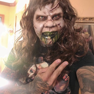 Exorcist Latex Mask, Horror Movie, Halloween, Cosplay - Etsy