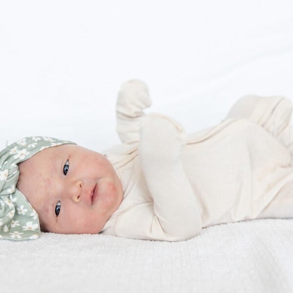 Newborn Girl Mid Season Romper In Blended Stuff Purple Color