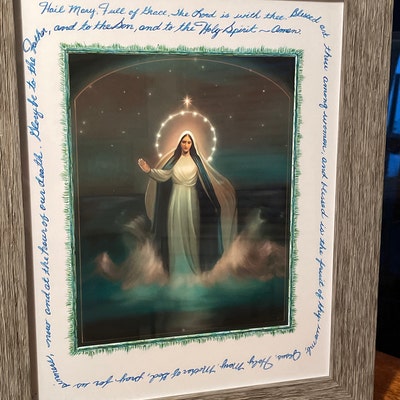 Our Lady Star of the Sea Art Print, Catholic Art, Virgin Mary Art ...