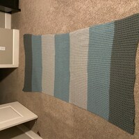 CROCHET PATTERN Crochet Me A River Throw - Make to Any Size - PDF ...