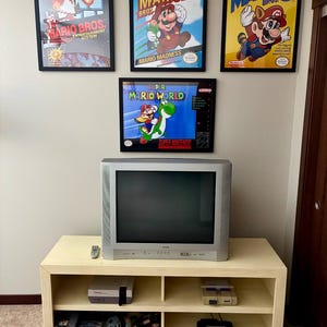 スーパーマリオブラザーズ NES 18 x 24インチ ビデオゲームポスター 1