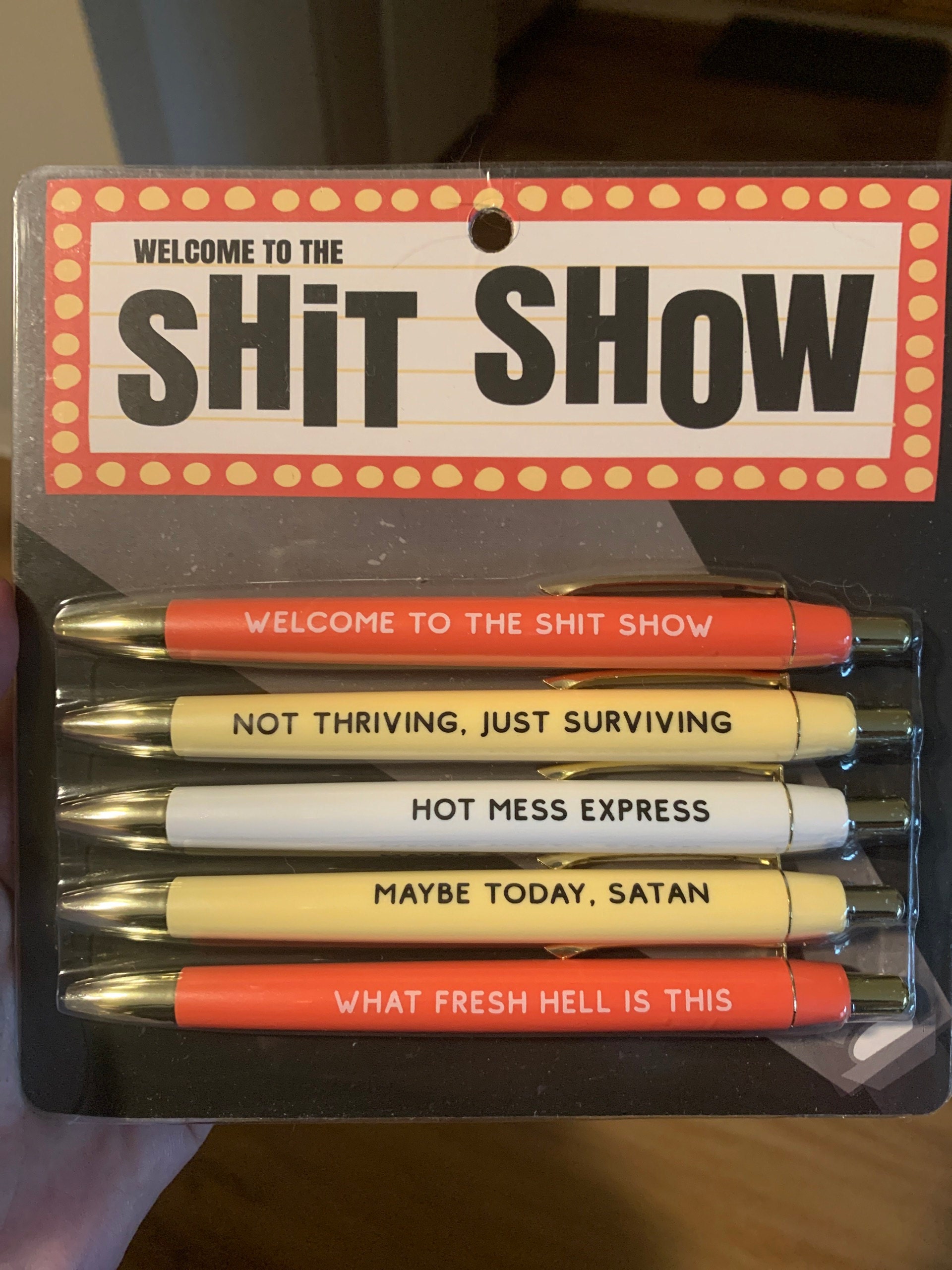 Welcome To The Shit Show Pen Set (funny)