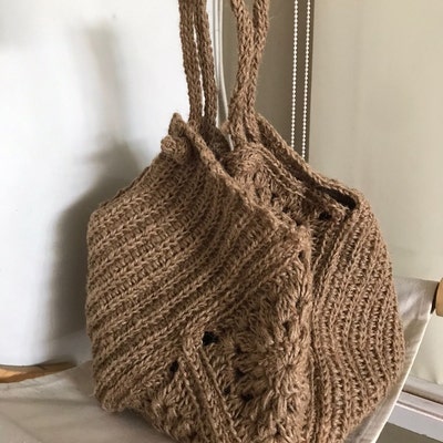Bundle of Crochet Tote Bag Patterns, Reusable Grocery Bag Crochet ...