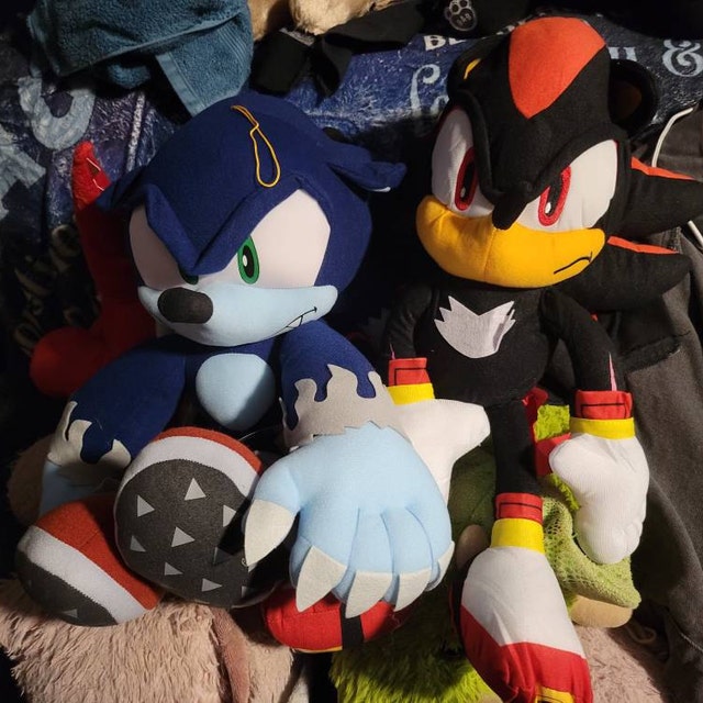 Sonic the Hedgehog Doll Plush Backpack Shadow Backpack Black 24 Inch - Etsy