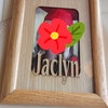 Personalized 5x7 Name Mat Photo Mat Insert for Picture Frames Laser ...