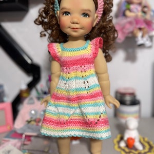 American Girl WellieWishers Sparkly Mermaid Outfit - 2-in-1 Dress With Tiara & Ballet Flats