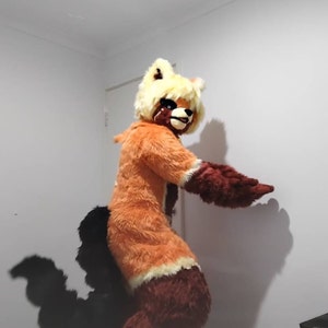 Fursuit Full-body Red Panda Customization - Furry Paws Head Tail