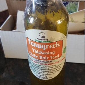 16oz Thick Hair Oil Fenugreek Thickening 16oz Thick Hair Oil Fenugreek Thickening
