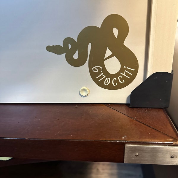 Customizable Name Ball Python Snake Vinyl Decal (READ DESCRIPTION) - Etsy