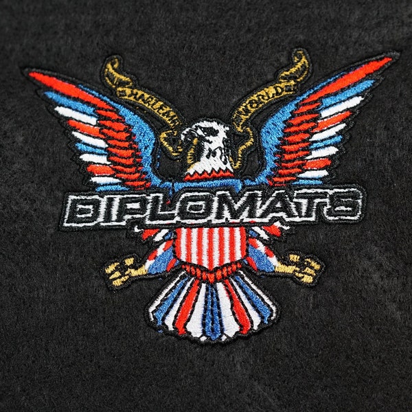 Diplomats Logo Embroidered Patch, Camron, Jim Jones, Juelz Santana, New York Hip Hop In Purple - Foto 7