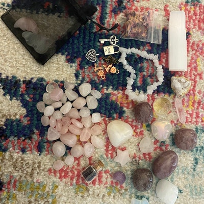 Moon Goddess Gift Box Selene Moon Candle Perfume Oil Ritual Moon Lover