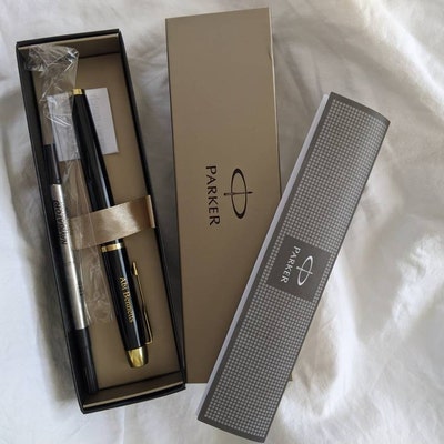 Parker Classic Sliline Ballpoint Personalised Pen In Classy Gift Bag - Foto 6