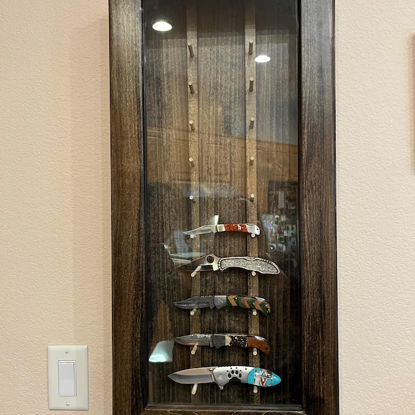 Rustic Knife Display Rustic Knife Display Case - Etsy
