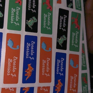 Daycare Labels Labels School Supply Stickers Waterproof Labels ...