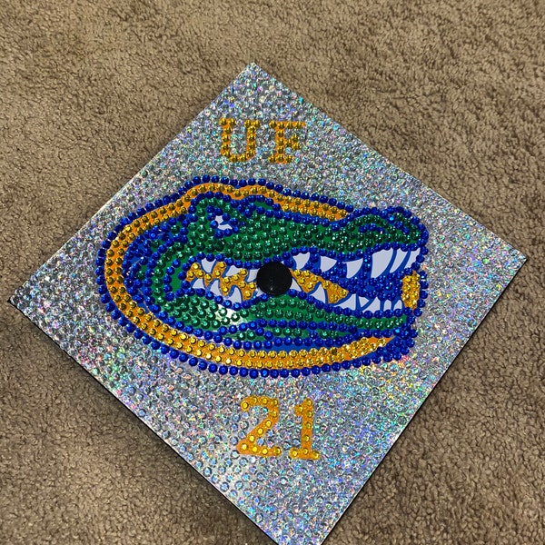 Rhinestone Graduation Cap - Etsy
