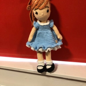 Amigurumi pattern doll crochet for doll Nina PDF pattern