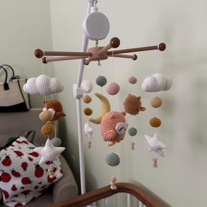 KEENSO Mobile De Lit De Bébé Mobile Bébé Pour Berceau, Cloche De Lit Mobile Pour Puericulture