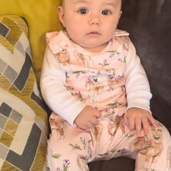NICE GOOD LUCK Baby Crocodile Romper