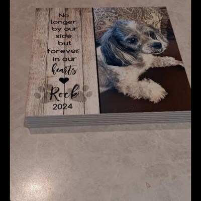 Custom Quote Print 4 or 6 Photo Block Custom Text Print, Personalized ...