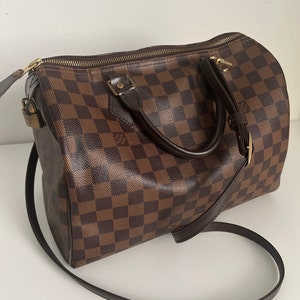Dark Brown Coffee Leather Crossbody Strap Replacement For Louis Vuitton  43’’51’’