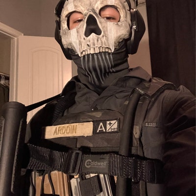 GHOST Handmade Costume Mask MW2 Etsy