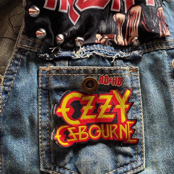ACDC Inspired ADHD Enamel Pin | Neurodiversity Enamel Pin for ADHD ...