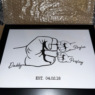 PERSONALISED Motorbike Biker Bike Print Fathers Day Gift For Dad Daddy Grandad E - Foto 10