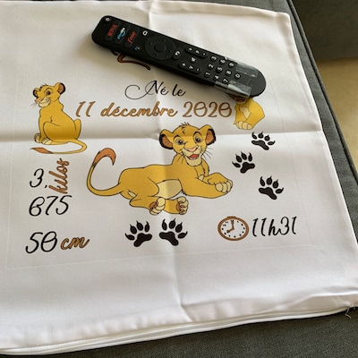 House coussin simba le roi lion House coussin simba le roi lion