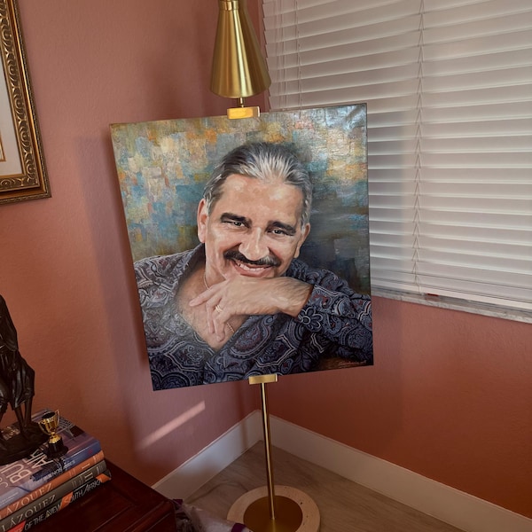 Custom Oil Portrait From Photo, Commission Portrait Painting on Canvas ...