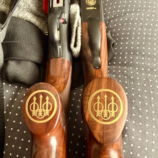 ショットガンストック用 BERETTA ビニールデカールステッカー 2枚