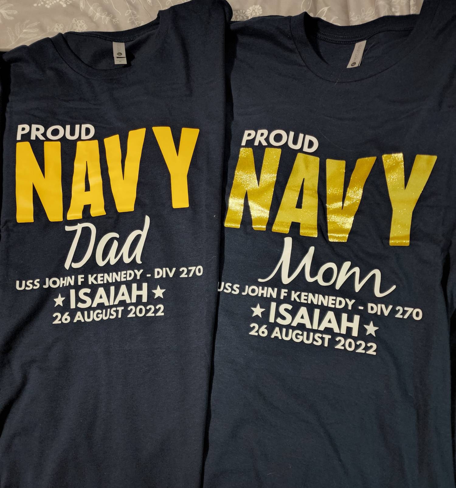 Personalized Boot Camp Graduation shirt, Custom PIR Shirt, Family Bootcamp Graduation shirt with Ship, Division and PIR Date, Navy ROTC