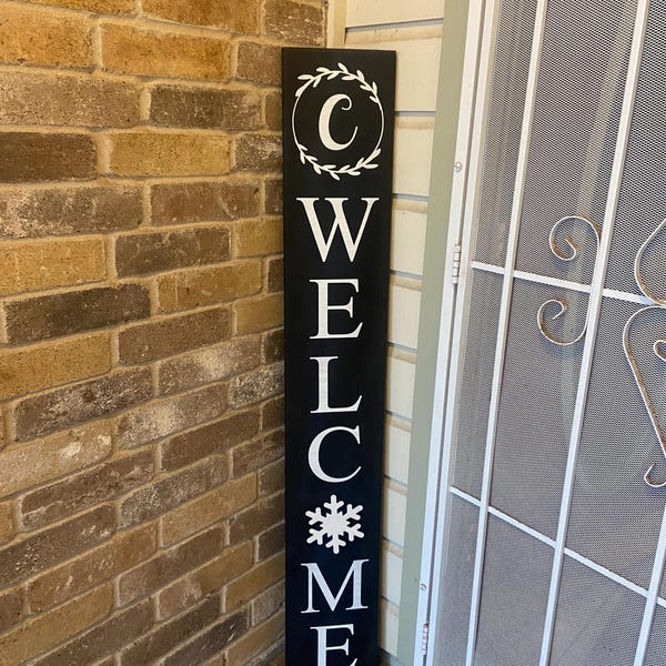 Welcome Sign With Interchangeable Designs - Etsy