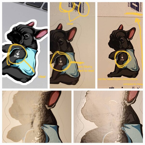 Black French Bulldog Sticker, I Love Mom, Frenchie Mum Gift, Frenchie ...