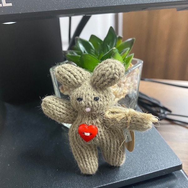 Mini Bunny Rabbit - 9cm Knitted - Various Colours! - Etsy UK