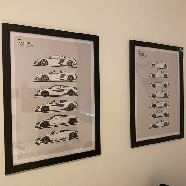 Poster Fast & Furious Su Tela - Auto Iconiche, 30x45 Cm, Decorazione Per Parete
