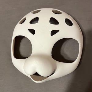 Square Face Rabbit Head Base Furry Fursuit, Bonus Mini Base, PLA 3D ...