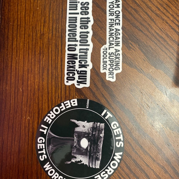 Work Stickers | Toolbox Stickers | Buy Tool Truck Tools Be a Man - Etsy