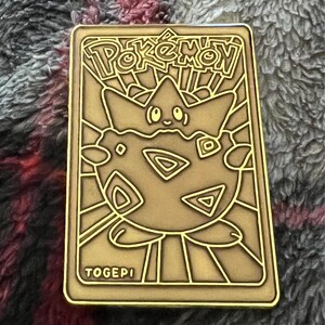 Gilded Togepi Pin - Pokemon Enamel Pins - 1999 BK Gold Plated Collectible - Hat Pin - One Holy Robot - Etsy Gilded Togepi Pin - Pokemon Enamel Pins - 1999 BK Gold Plated Collectible - Hat Pin - One Holy Robot - Etsy