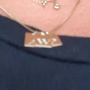 Dainty Initial Tag Necklace, Custom Engraved Letter Pendant Necklace in Box Chain, Bridesmaid Gifts, Tiny Charm Necklace, Gift for Mom