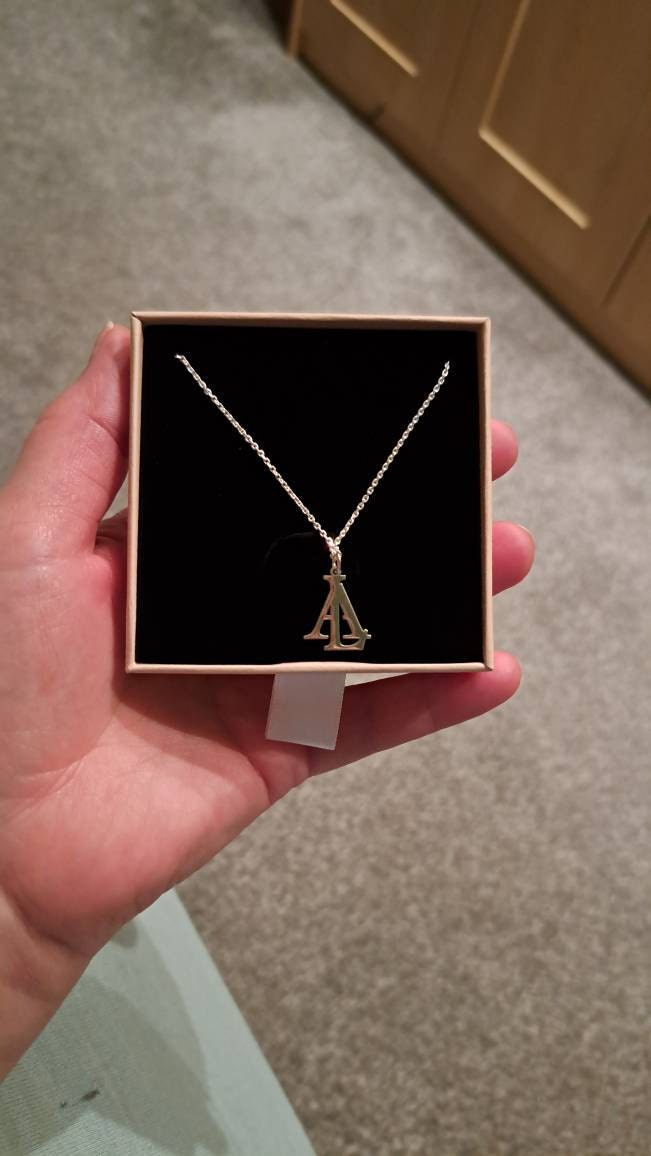 Personalized Initial Couple Pendant, Name Necklace Monogram, Custom Jewellery, Gift Women Men Gift for Wedding, Birthday Gift for Her