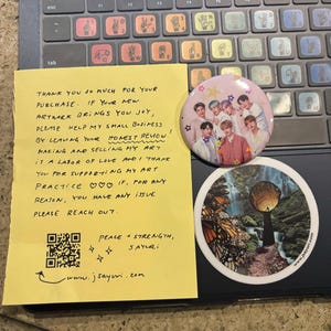 BTS Merch KPop Pines - BTS Pins - Bangtan Boys Kpop Pinback Button