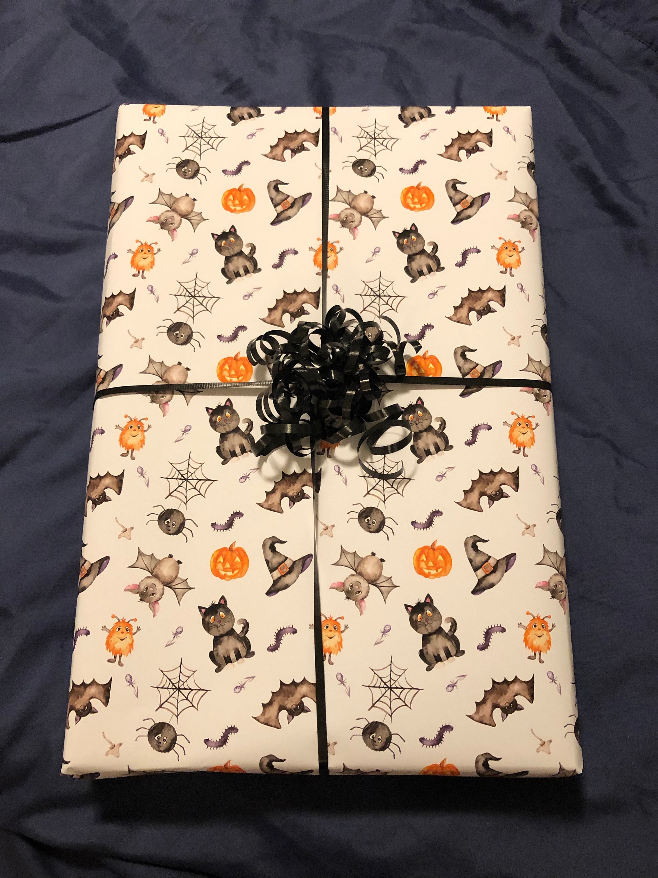 Halloween Wrapping paper,  Halloween decor and halloween decorations ideas, gift wrap, wrapping paper for, paper roll of, ghost witch goth