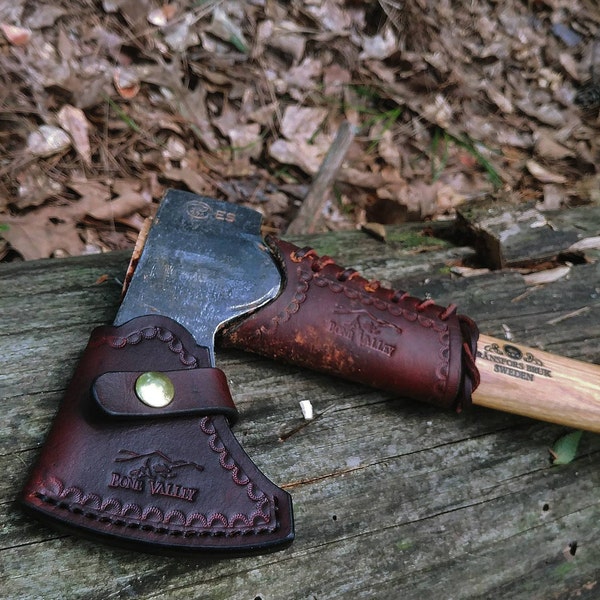 Overstrike Guard 420-overstrike Guard With Leather Lacing for the Gränsfors Bruk #420 ...