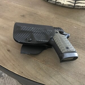 Kydex IWB Holster For Springfield Hellcat 9mm & 911 .380 - Inside Waistband Conceal 7 thumbnail image