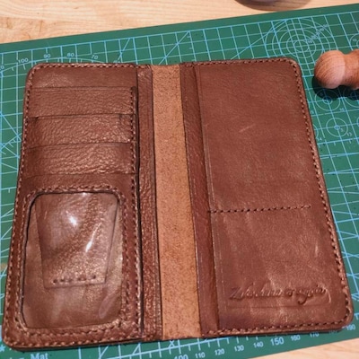 Leather Card Holder Wallet PDF Template V2 Leather Pattern PDF Pattern ...