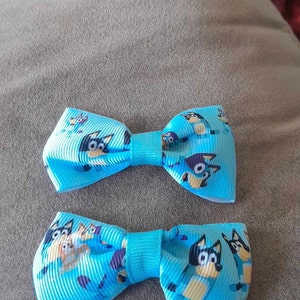 Handmade Bluey and Bingo Hair Accessories - Etsy Denmark
