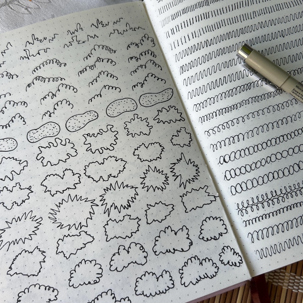 30-day Sketching Practice Bundle, Printable Practice Books and Cards ...