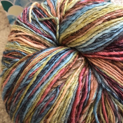 Curly Yarn Pumpkin Yarn Thick and Thin Yarn Orange Yarn - Etsy
